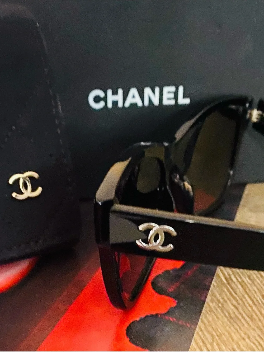 CHANEL Polarized 5380 SQUARE SUNGLASSES - Picture 2 of 7